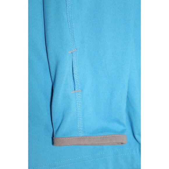 Cloudveil Mountain Works MensSize Large 1/4 Zip Sky Blue Golf Hiking Outdoor - Picture 5 of 6